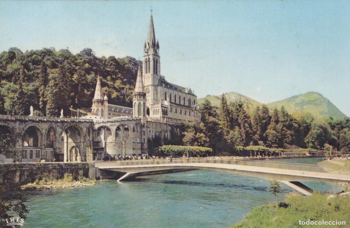Cartes Postales: France Lourdes Basilica Gave River And New Bridges Inaugurated March 25 *YBB642