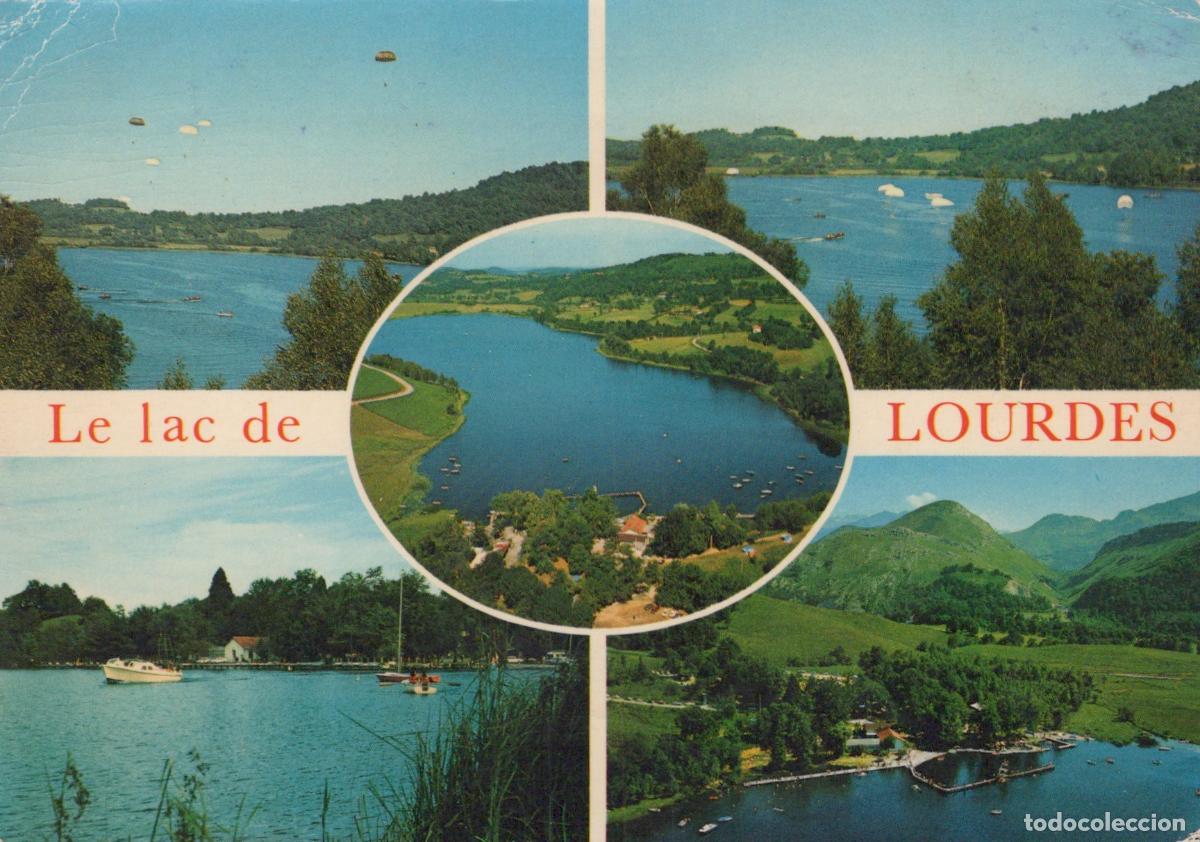 Cartes Postales: France Lourdes Le Lac De Parachuting Lake Mountains *YBB465