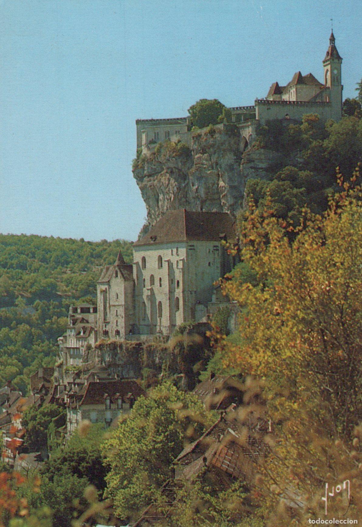 Cartes Postales: France Rocamadour Medieval Village And Castle On Cliffside Scenic View *YBB626