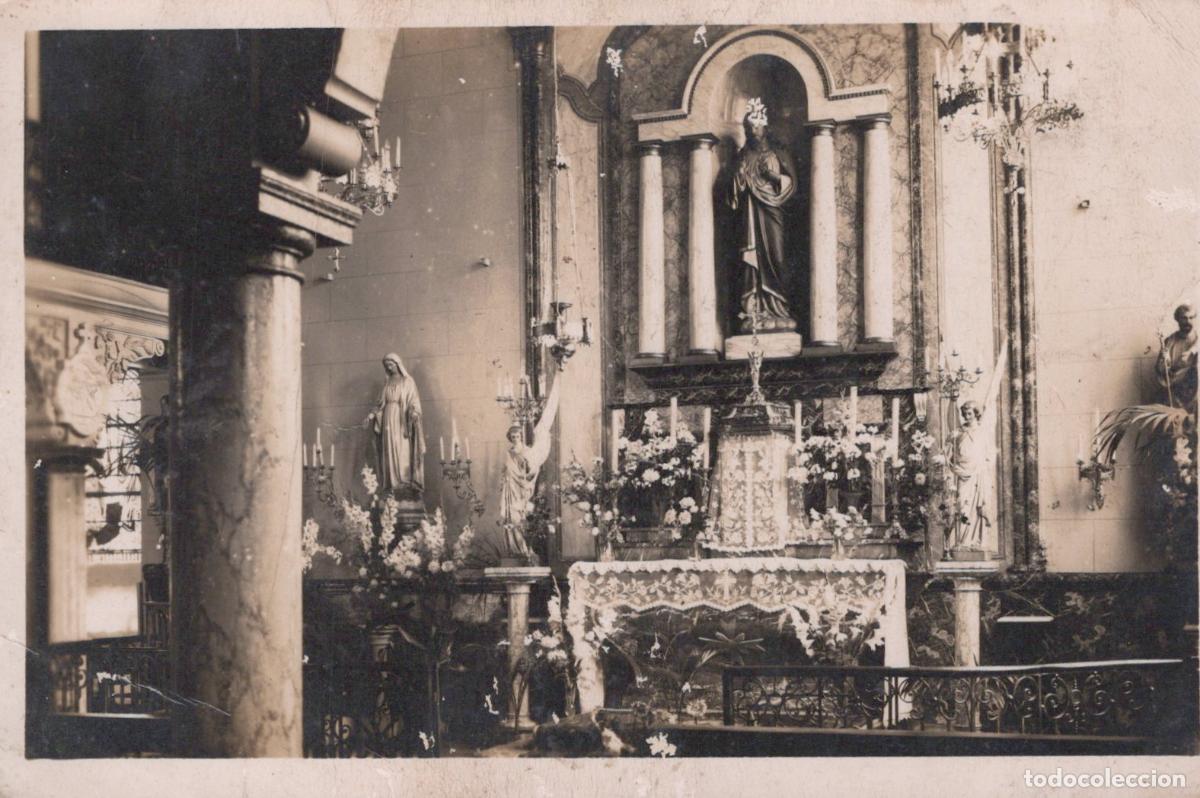 Cartoline: France Rethel Hospital Chapel Interior With Altar And Religious Unposted *YBB655
