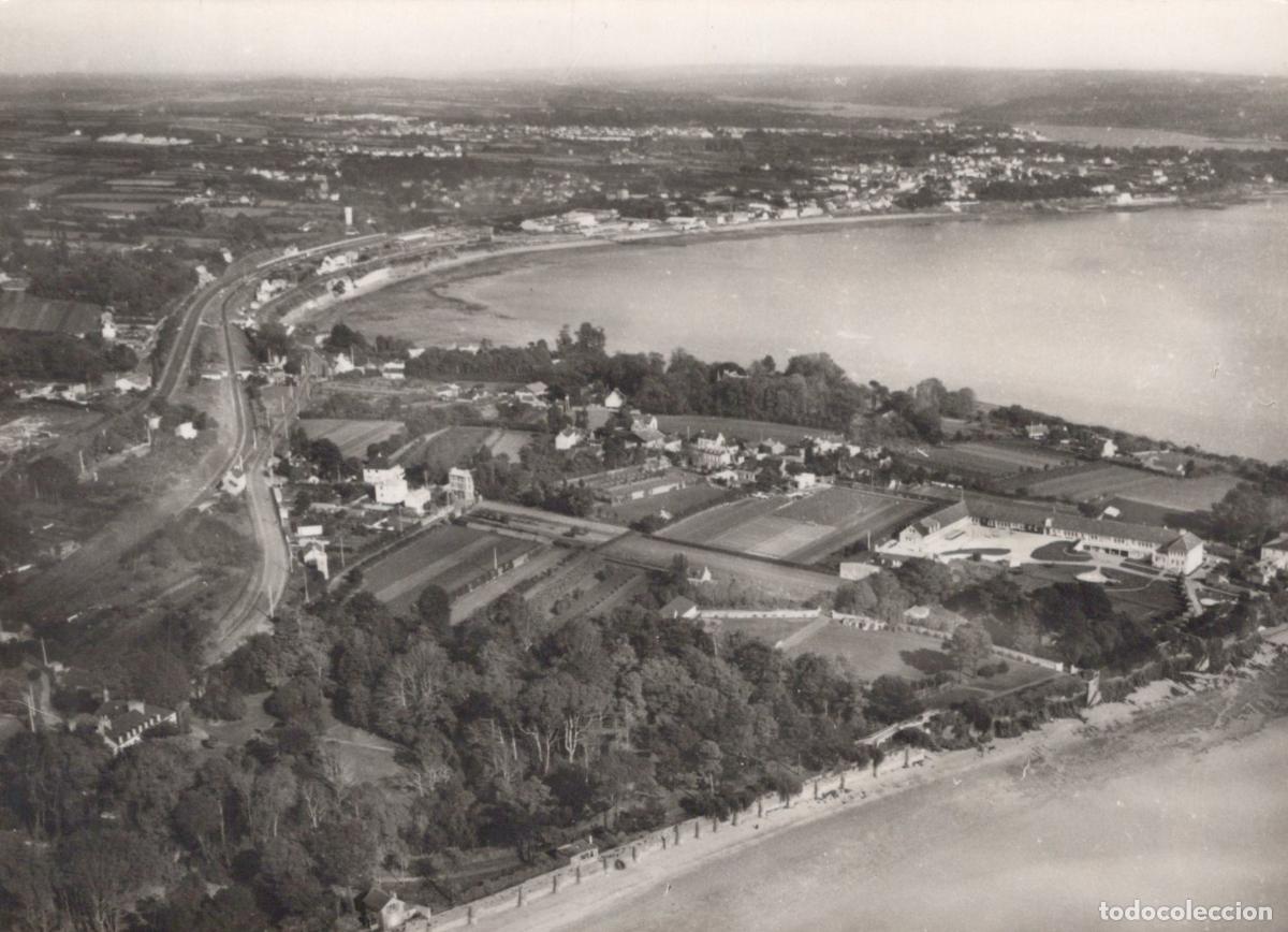 Postales: France Brest Ker Jean Aerial View Of Coastal Town Real Photo Unposted *YBB672