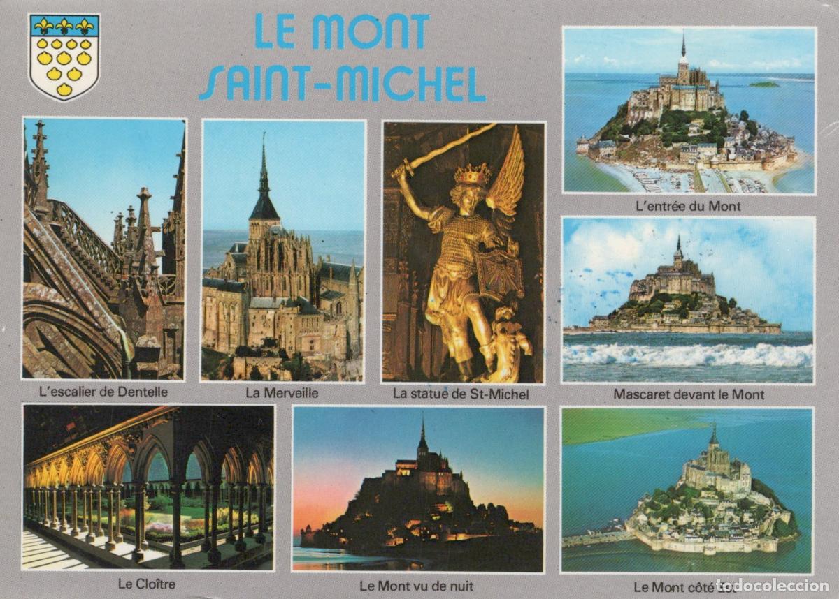 Cartoline: France Le Le Mont Saint Michel Saint Michel Multiple Views *YBB497