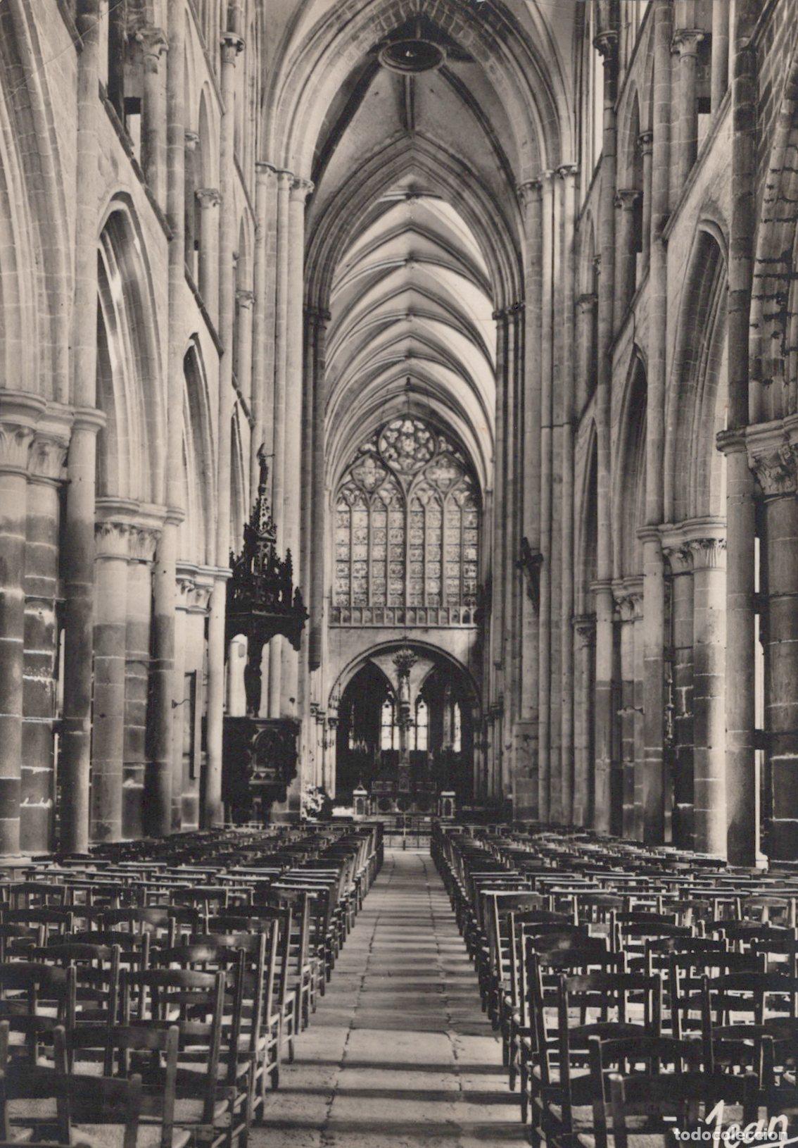 Cartoline: France Dol De Bretagne Cathedral St Samson Interior *YBB680