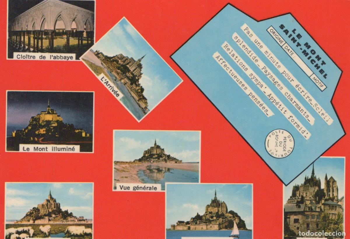 Cartoline: France Le Le Mont Saint Michel Saint Michel Abbey Cloister Unposted *YBB502