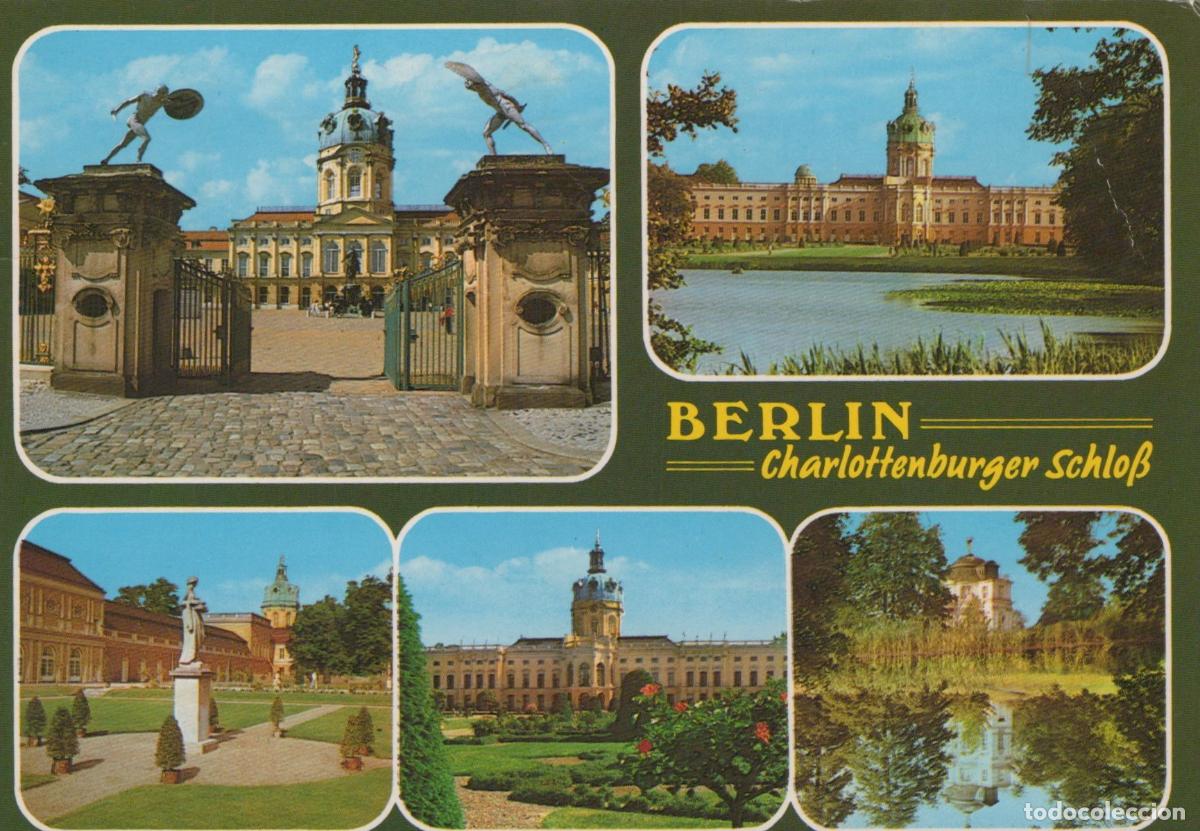 Postkarten: Germany Charlottenburg Palace Architecture Gardens Lake *YBB538