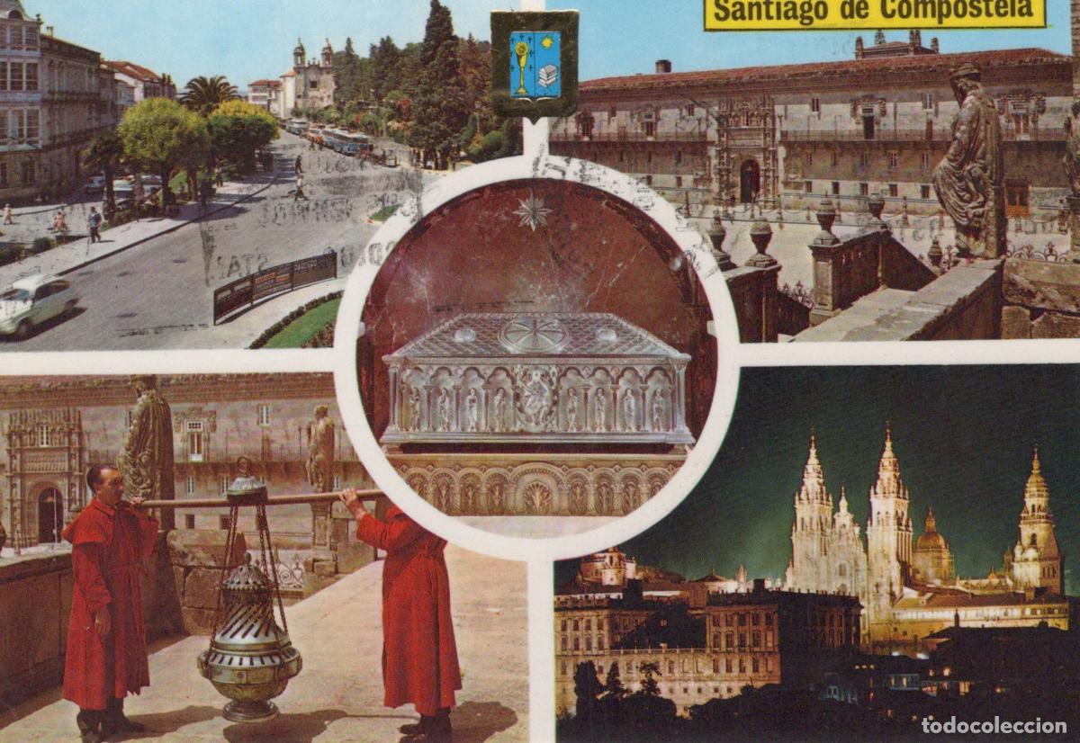 Postkarten: Spain Santiago De Compostela Cathedral Botafumeiro Alameda Urn *YBB544