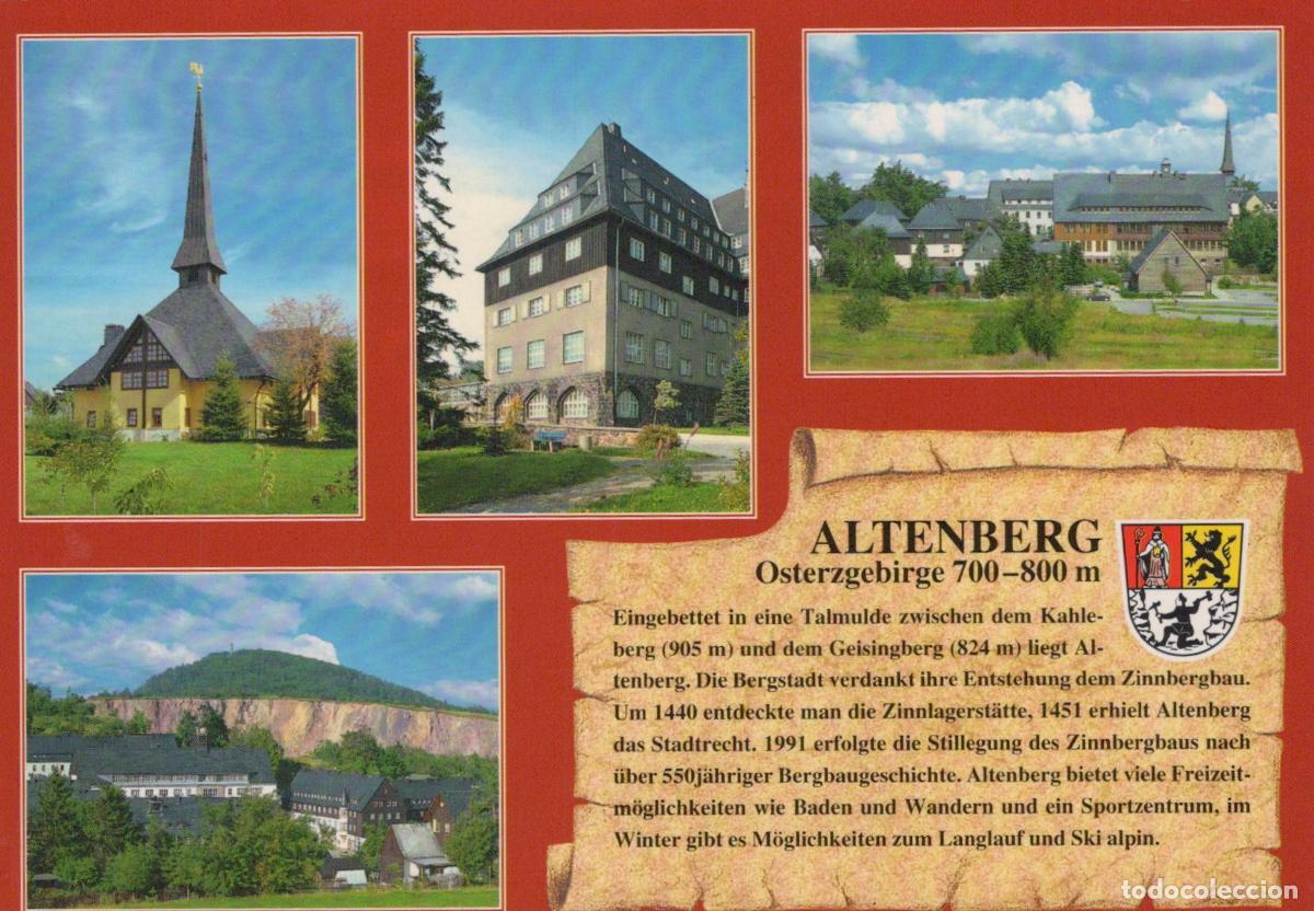 Postkarten: Germany Altenberg Erzgebirge Multi View With Church And Buildings *YBB716