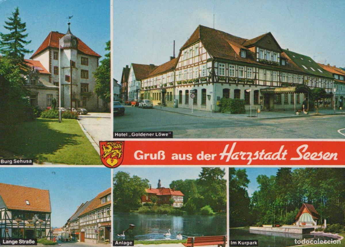 Postkarten: Germany Seesen Multi View With Hotel Goldener L&ouml;we Burg Sehusia Lange *YBB745