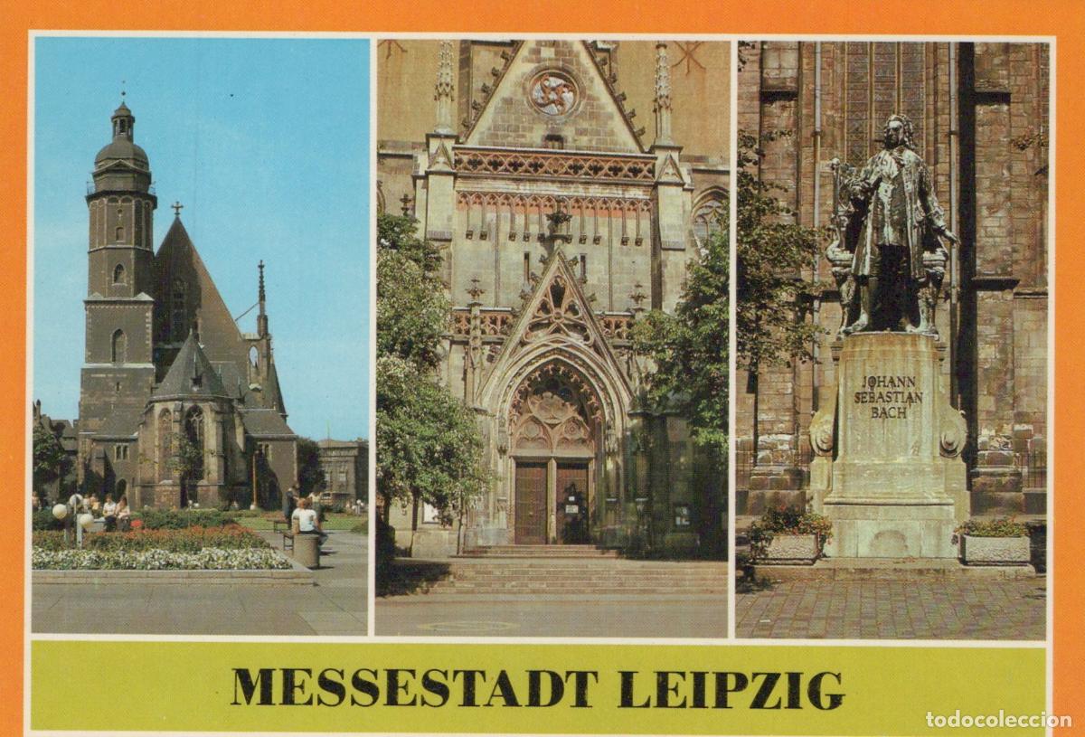 Postales: Germany Leipzig St Thomas Church Johann Sebastian Bach Monument Unposted *YBB750