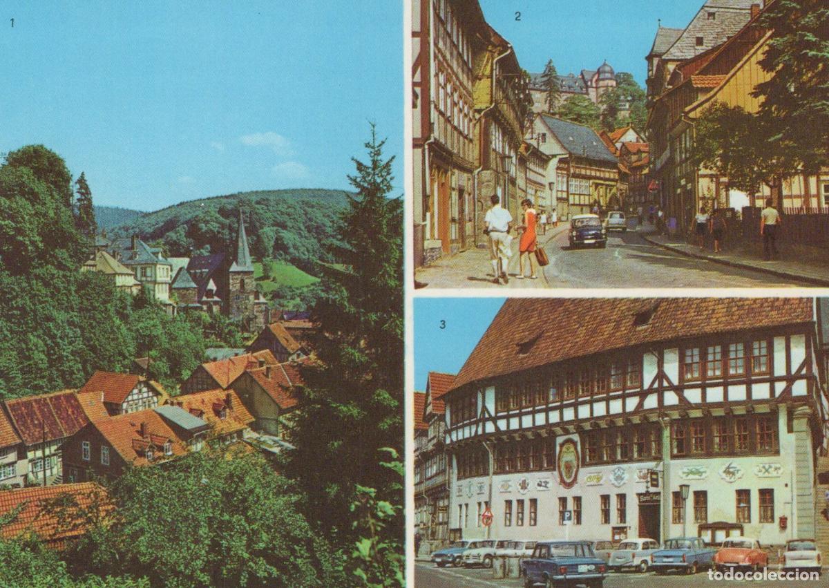 Postkarten: Germany Stolberg Harz Historic Town Views Half Timbered Houses Street *YBB746