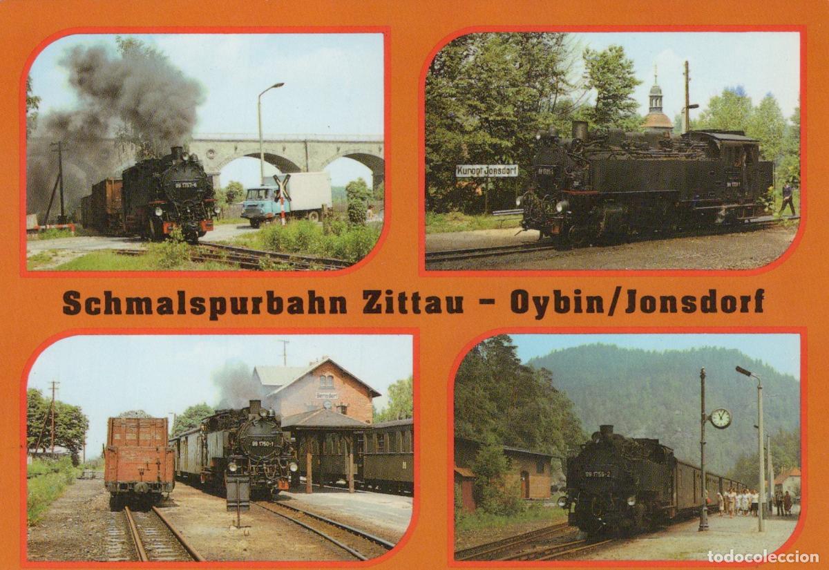 Postkarten: Germany Zittau Narrow Gauge Railway Oybin Jonsdorf Steam Locomotives *YBB761