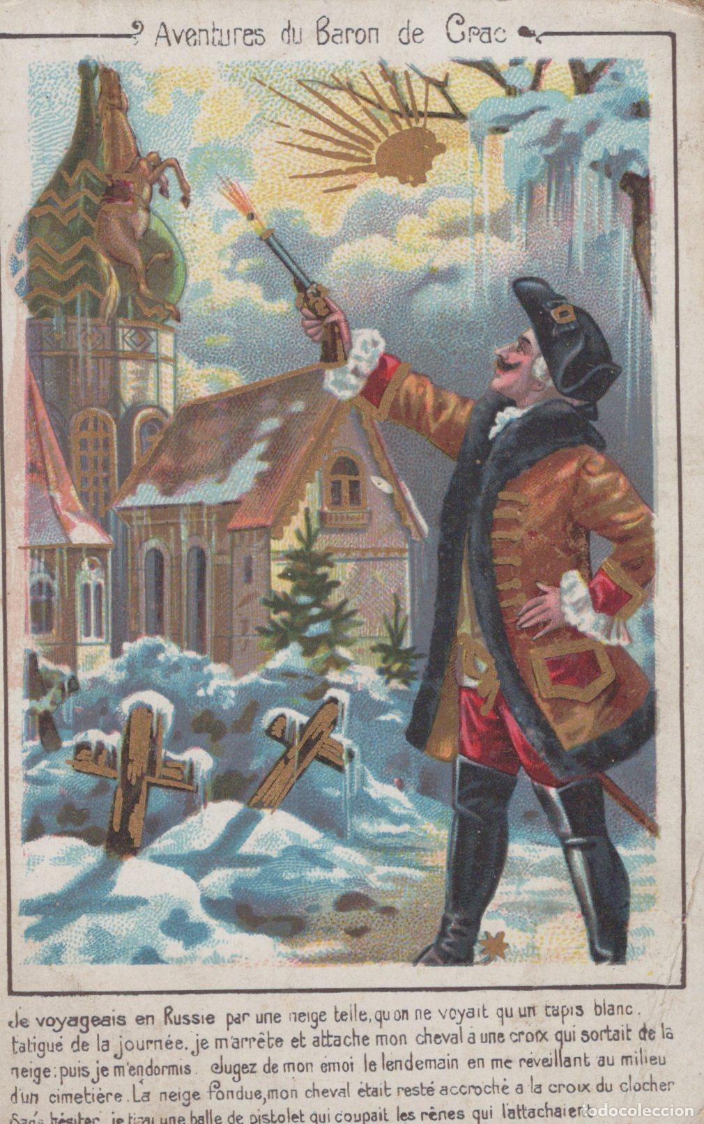 Postkarten: Russia Moscow Baron De Crac Adventures In Winter Scene With Unposted *YBB633