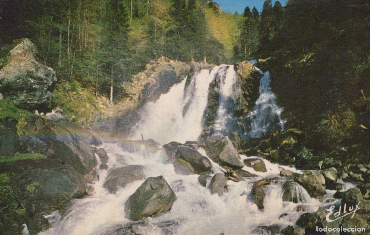 Postkarten: France Cauterets Hautes Pyr&eacute;n&eacute;es The Cascade De Lutgur Waterfall *YBB638
