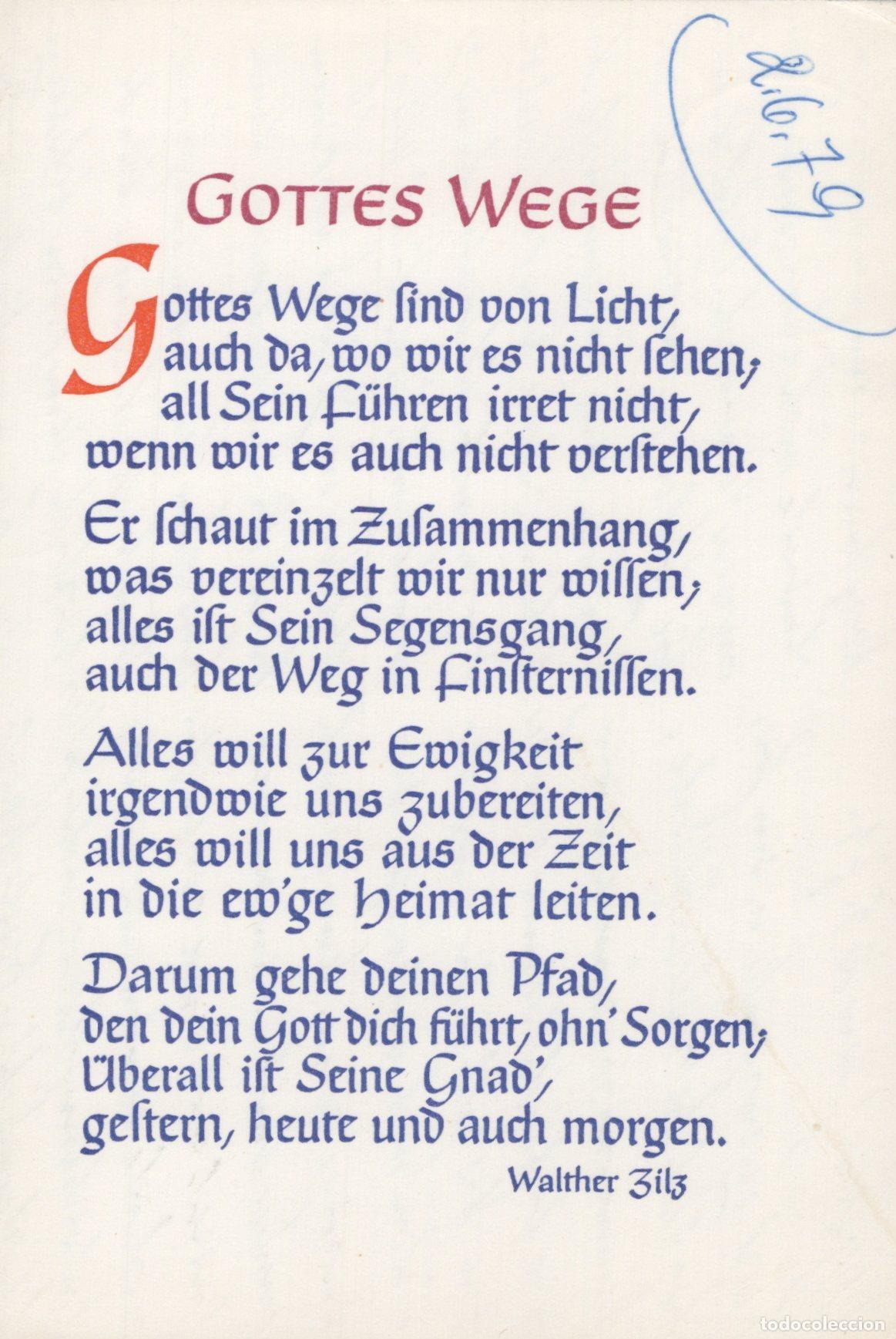 Postales: Germany Dresden God's Ways God's Ways Religious Text *YBB820
