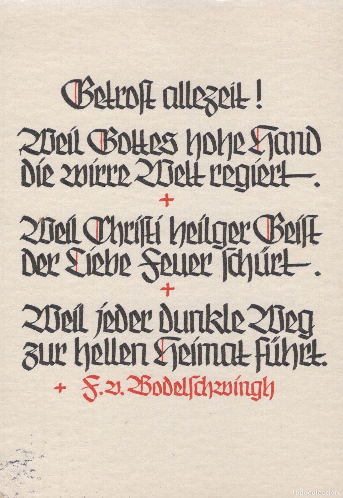 Postales: Germany Bielefeld German Religious Calligraphy With Bible Verse Bethel *YBB846