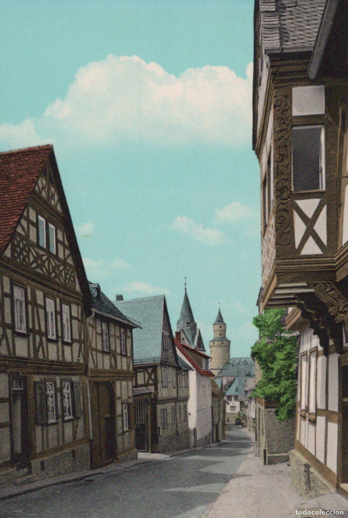 Postales: Germany Idstein Im Taunus Obergasse Street View With Historic Unposted *YBB877