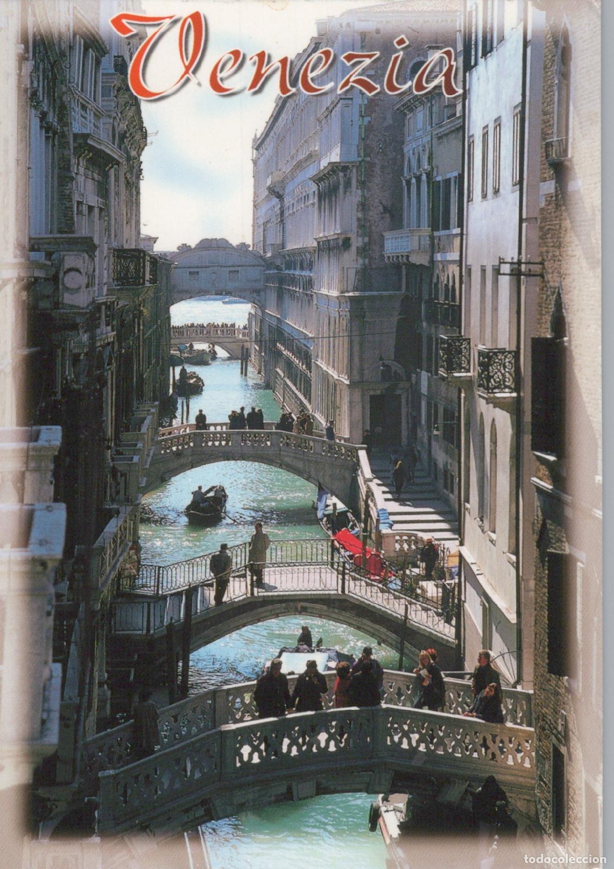 Postales: Italy Venezia (Venice) Canal View With Multiple Bridges And Gondolas *YBB875