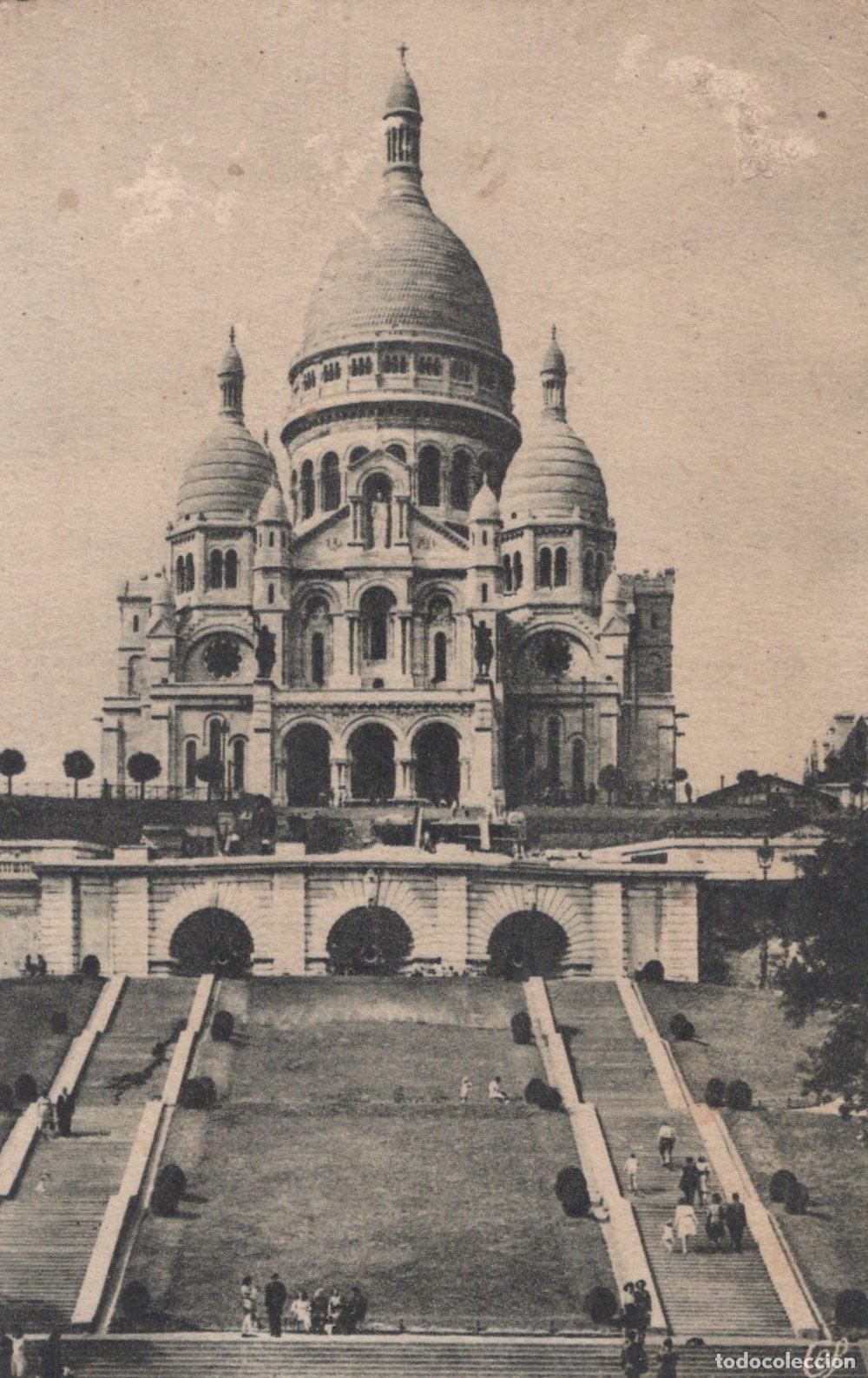 Postkarten: France Sacred? Heart Montmartre Paris Basilica Steps *YBB684
