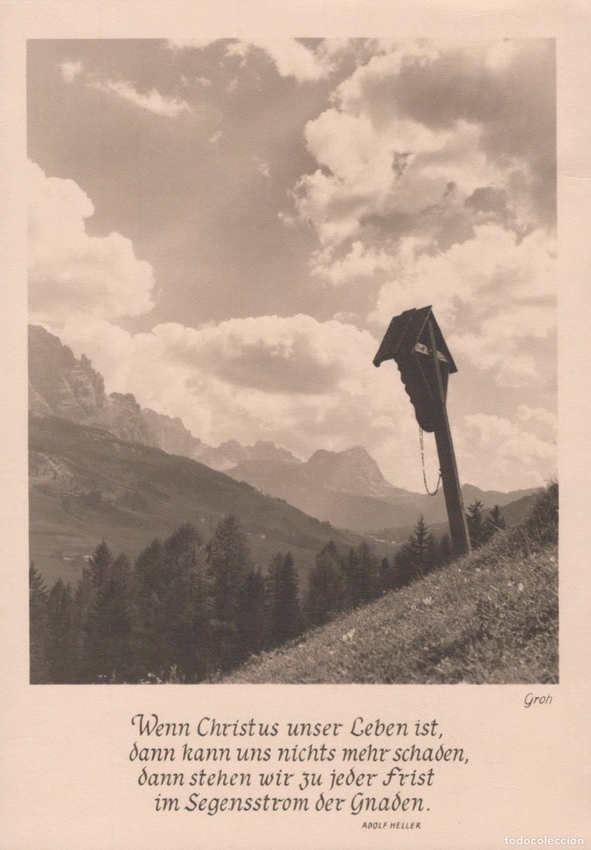 Postkarten: Austria Innsbruck Austrian Alps Mountain Landscape With Wayside Cross *YBB901