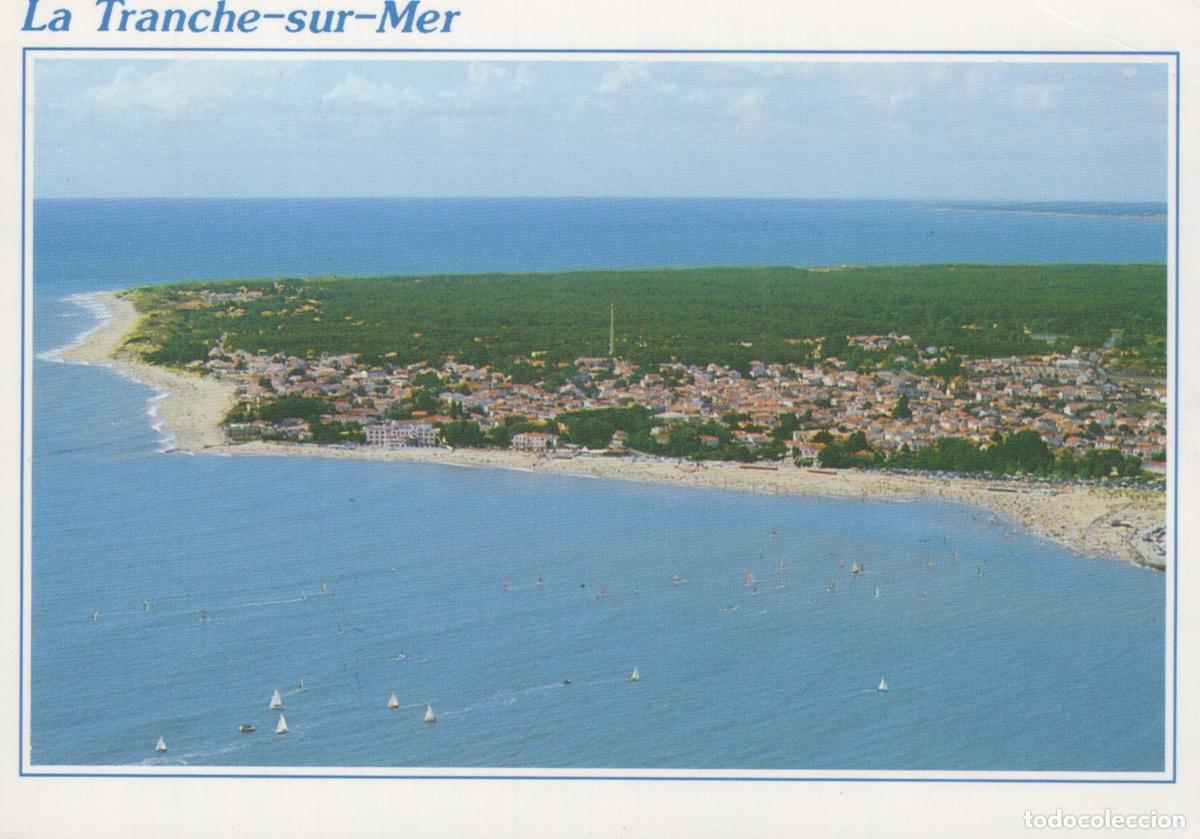 Postkarten: France La Tranche Sur Mer Aerial View Beach Town And Forest *YBB927