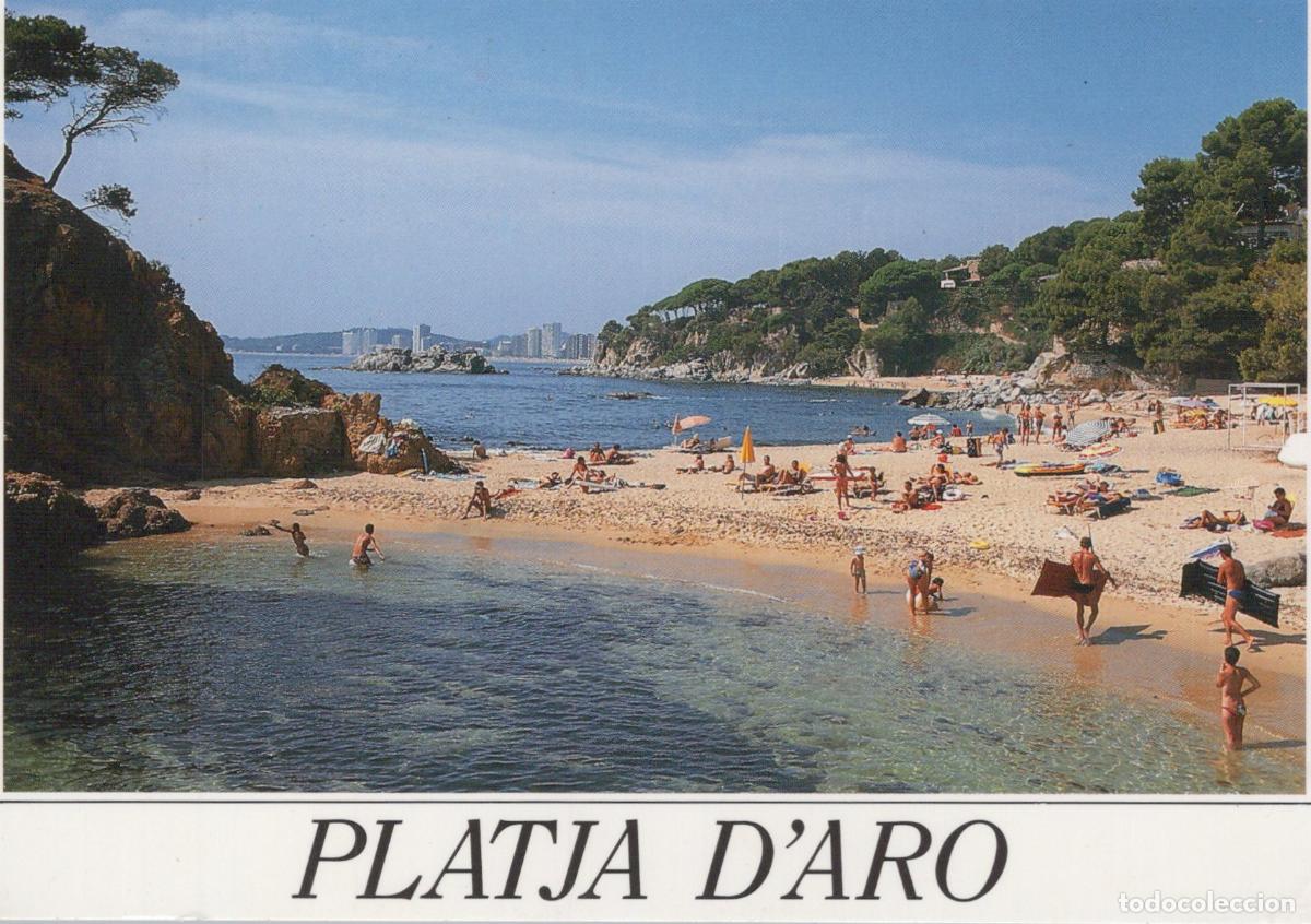 Postkarten: Spain Barcelona Platja D Aro Beach Costa Brava People Enjoying Sunny Day *YBB930