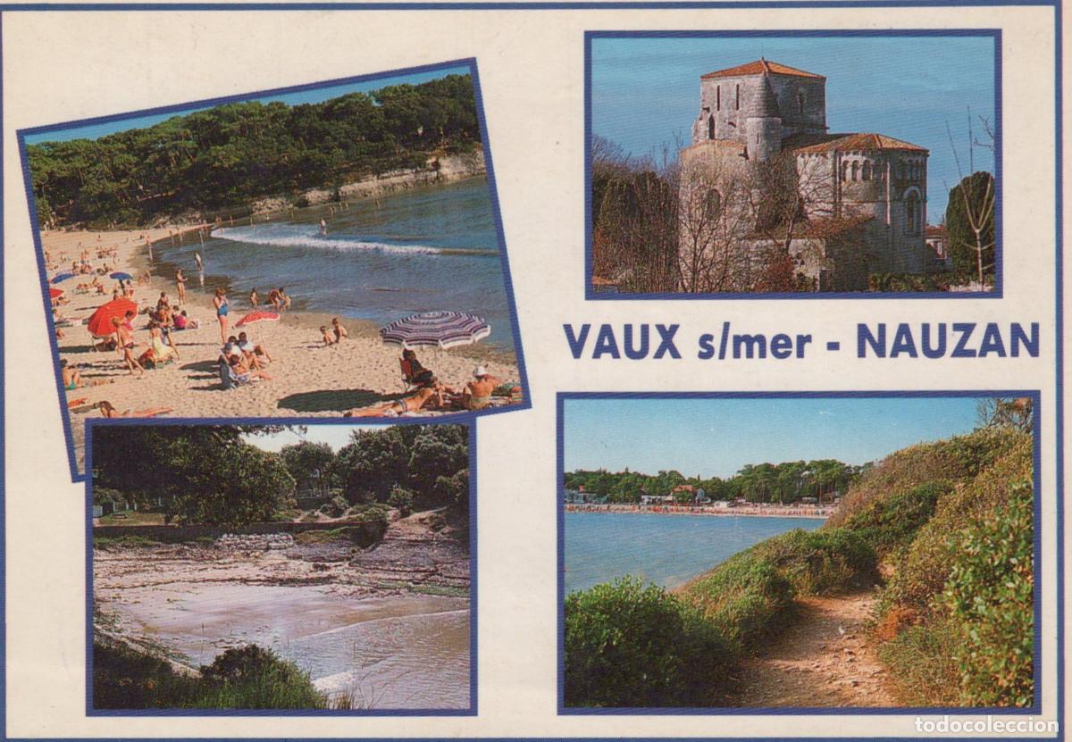 Postkarten: France Vaux Sur Mer Nauzan Beach Church Coastal Path Multi View *YBB937