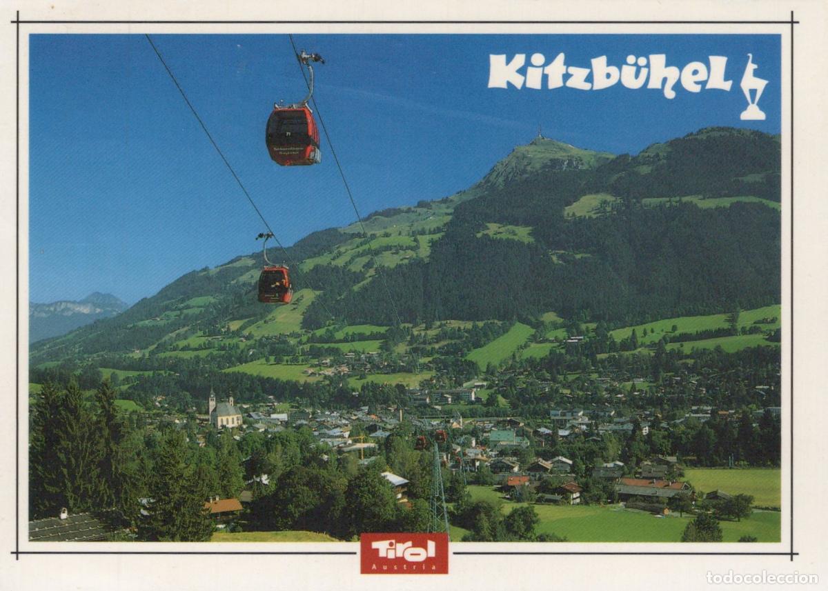 Postkarten: Austria Kitzb&uuml;hel With Hahnenkammbahn Cable Car And Mountain Landscape *YBB709