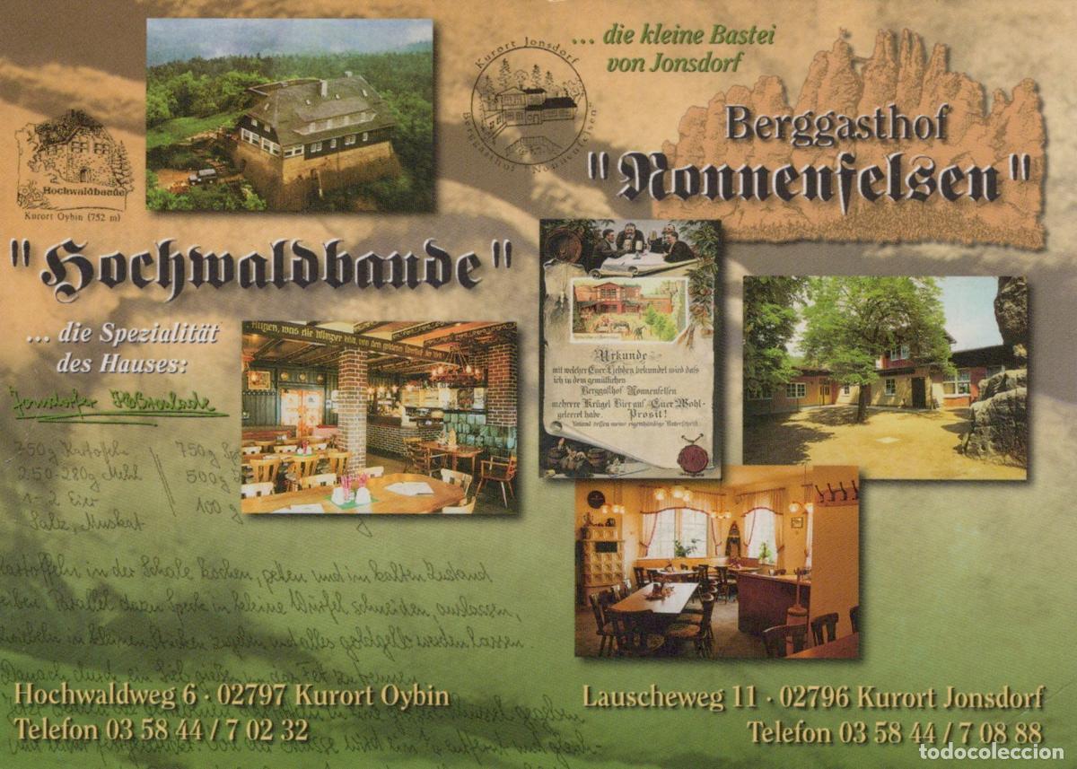 Postcards: Germany Oybin Hochwaldbande And Nonnenfelsen Hotels Kurort And Unposted *YBB753
