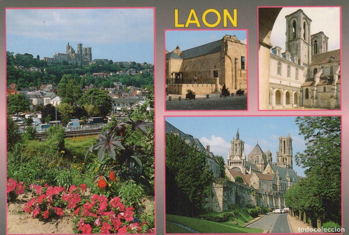 Postcards: France Laon Cathedral And City Views Multiple Images *YBB957