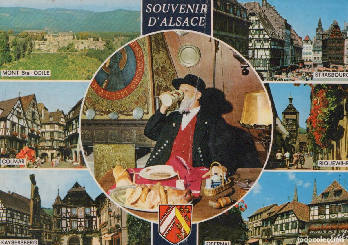 Postcards: France Strasbourg Alsace Mont Ste Odile Colmar Riquewihr Kaysersberg *YBB955