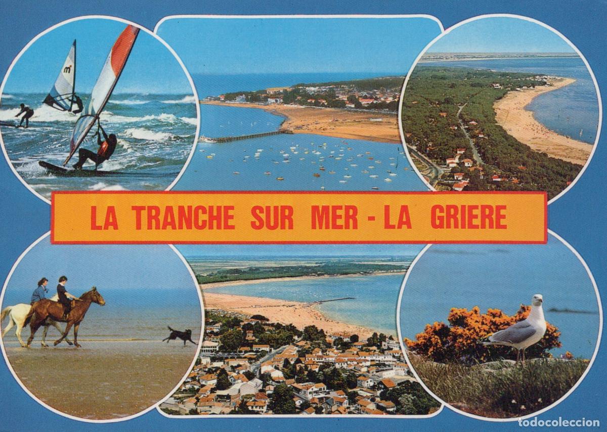Postcards: France La Tranche Sur Mer La Griere Multi View Windsurfing Beach *YBB941
