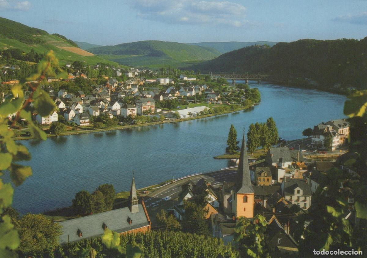 Postcards: Germany Alf Bullay Alf On The Mosel River With Bullay Bridge And *YBB734