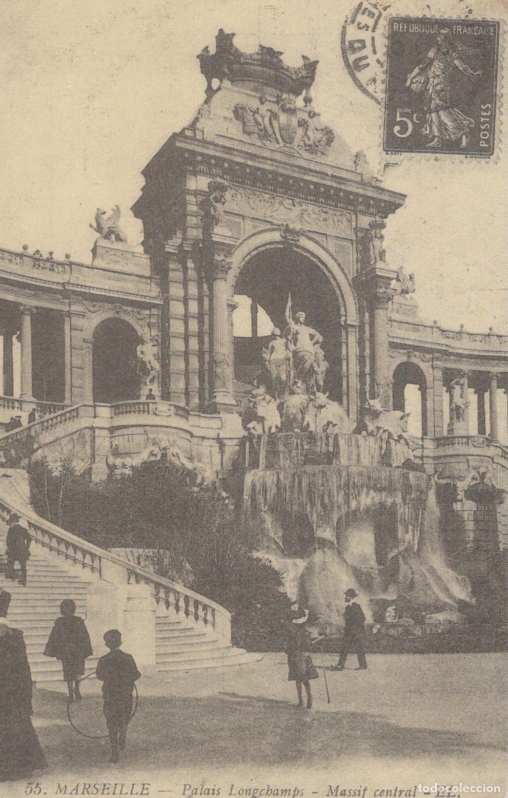 Cartoline: France Marseilles Marseille Palace Longchamp Central Massive *YBB982