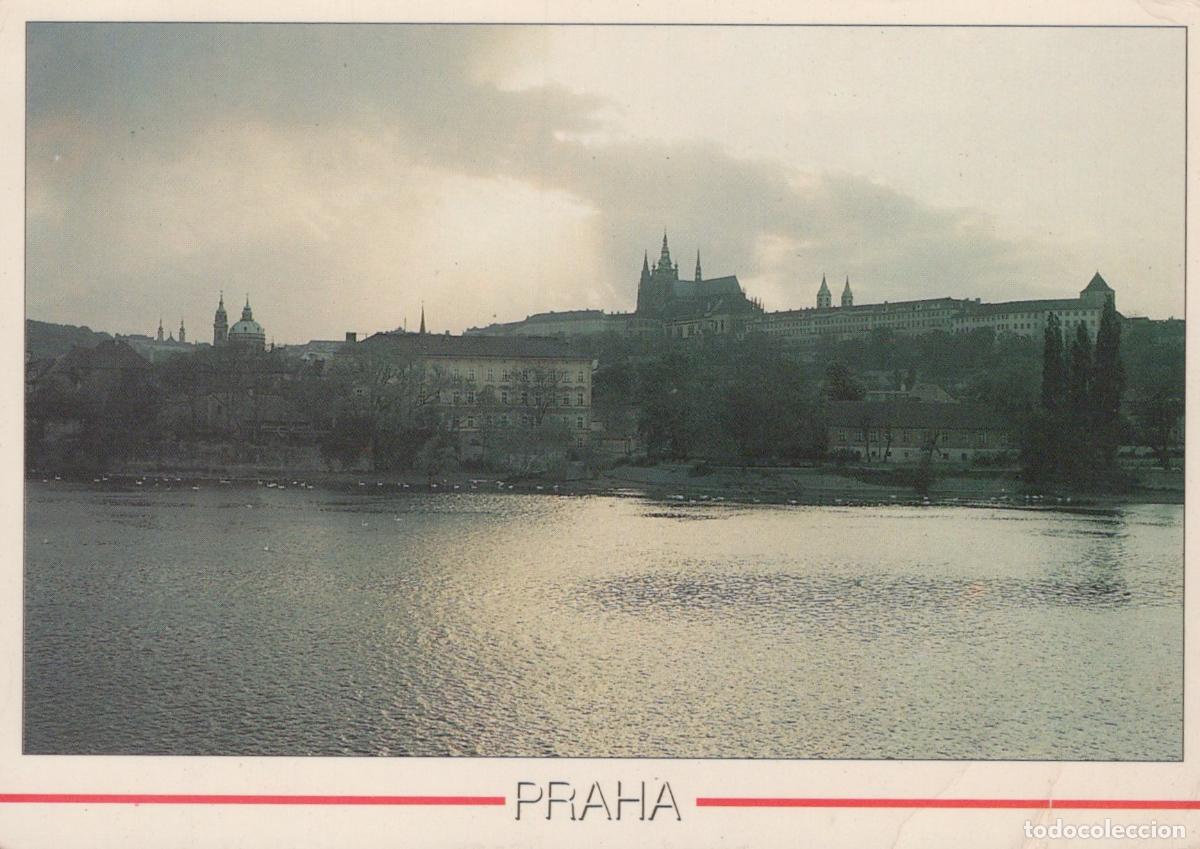 Cartoline: Czech Republic Prague Royal Castle And Vltava River Panorama *YBB956