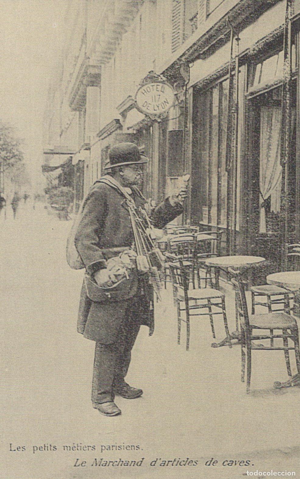 Cartoline: France Arc De Triomphe Paris Street Vendor Wine Unposted Reproduction *YBB971