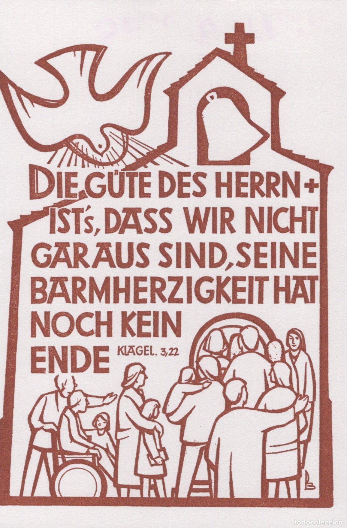Postkarten: Germany Alfeld Religious With Dove Bell Cross And People German *YBB829
