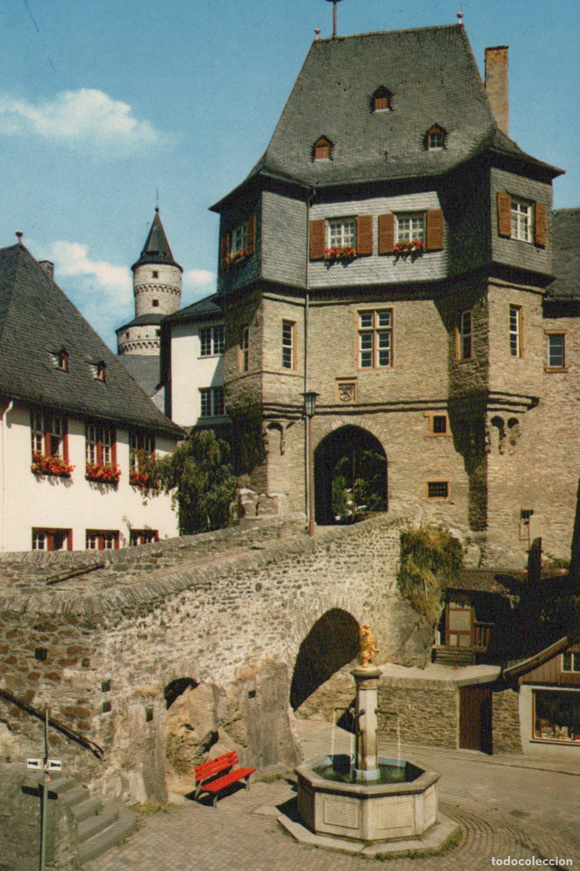 Postkarten: Germany Idstein Im Taunus Lion Fountain Entrance To The Castle And *YBB878