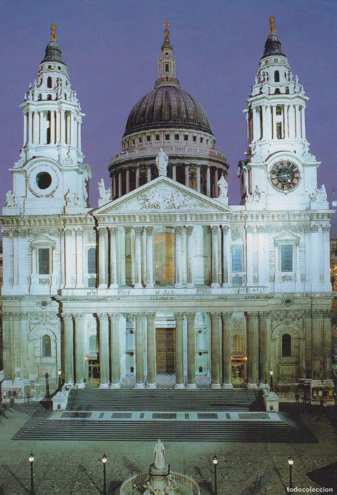 Cartes Postales: United Kingdom London St Paul S Cathedral Grand Baroque Architecture At *YBB874