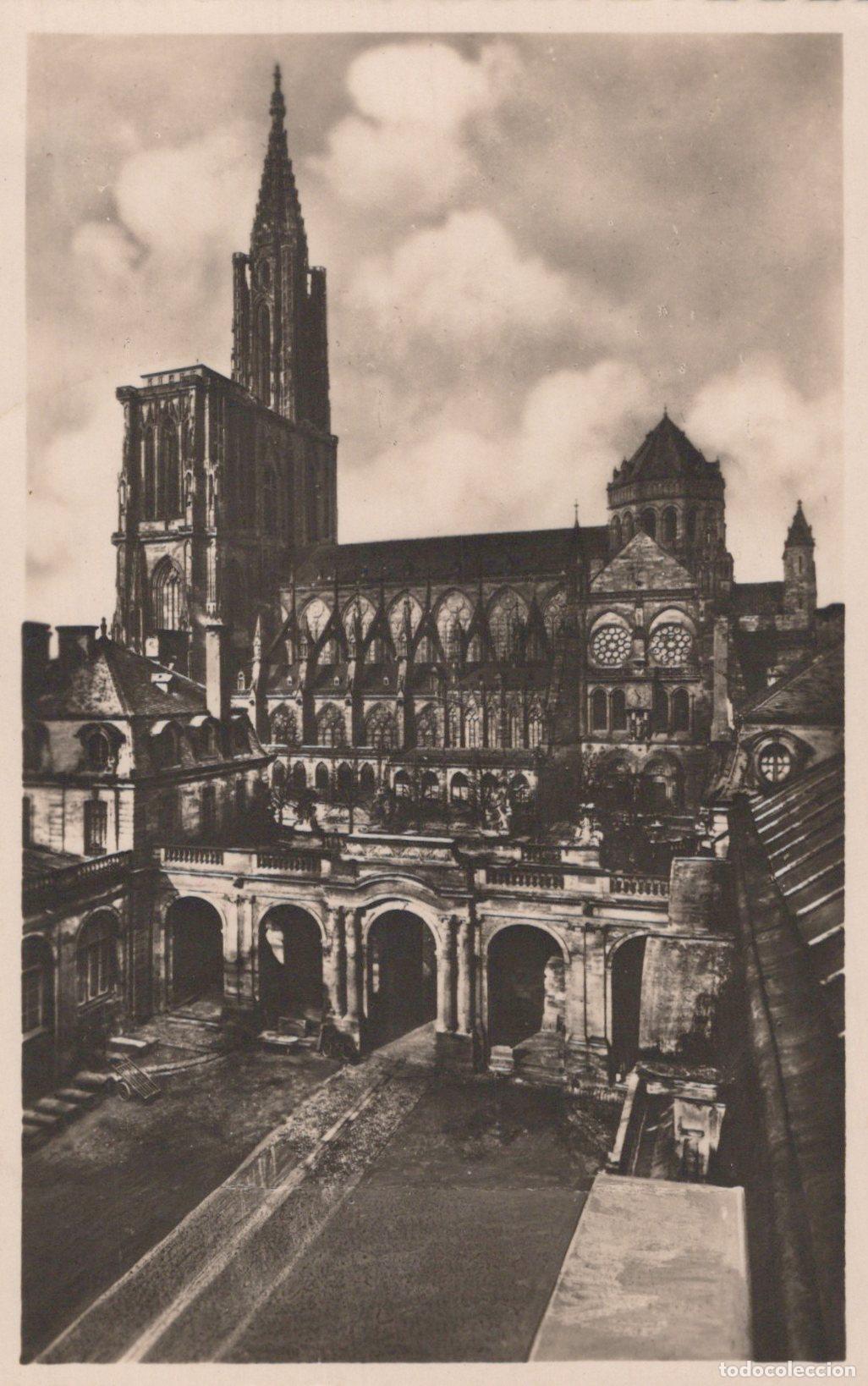 Postcards: France Strasbourg Cathedral Minster South Side Felix Real Photo Unposted *YBB903
