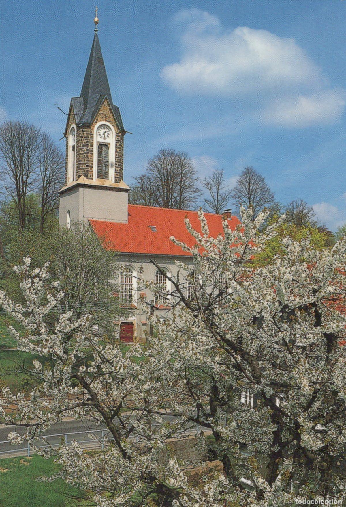 Postcards: Germany Altenberg D&uuml;rrhennersdorf Church With Clock Tower And Unposted *YBB889