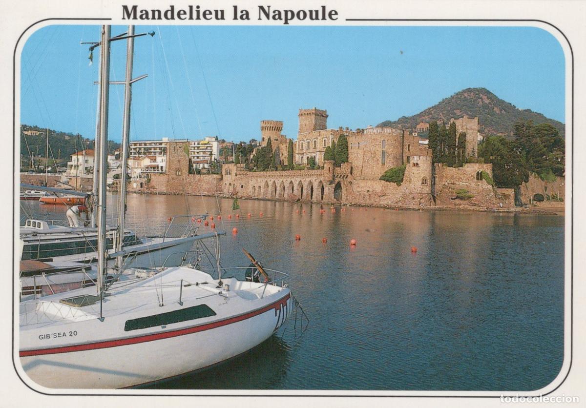 Postales: France Mandelieu La Napoule Coastal Castle And Marina View *YBB953