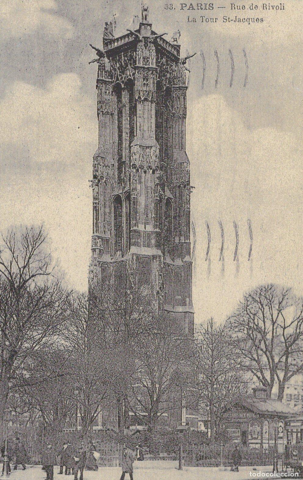 Postales: France Arc de Triomphe Rue De Rivoli The Tower Unposted *YBB983