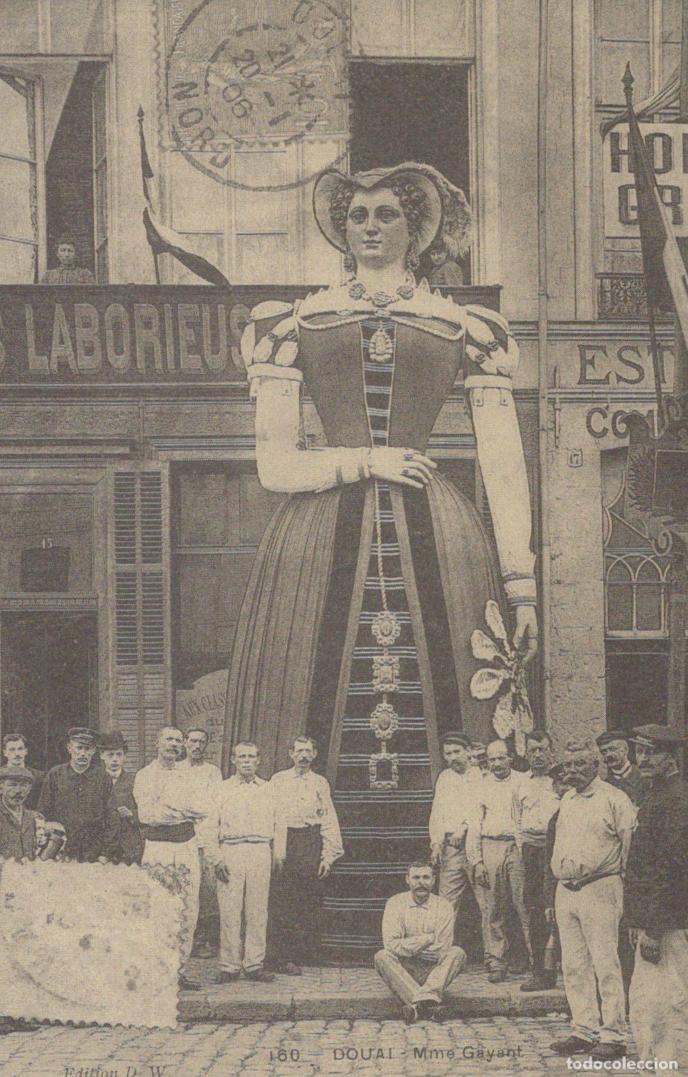 Postales: France Douai Ms Gayant Giant Puppet Traditional Festival Reproduction *YBB979