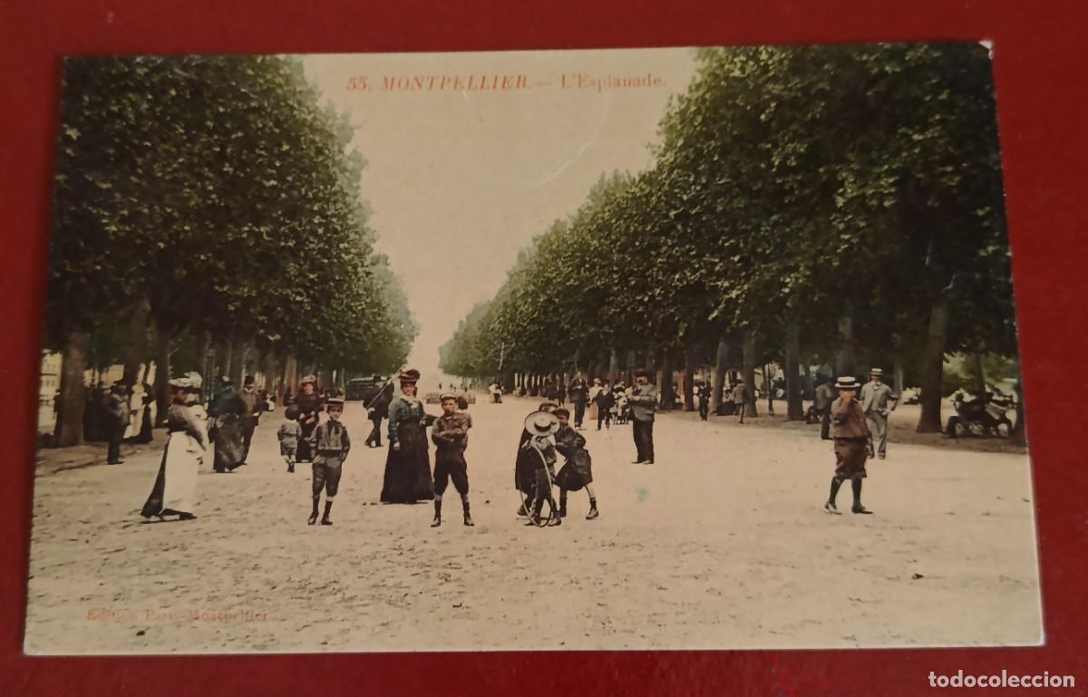 Postales: ESPLANADA EN MONTPELLIER - FRANCIA PPIO XX