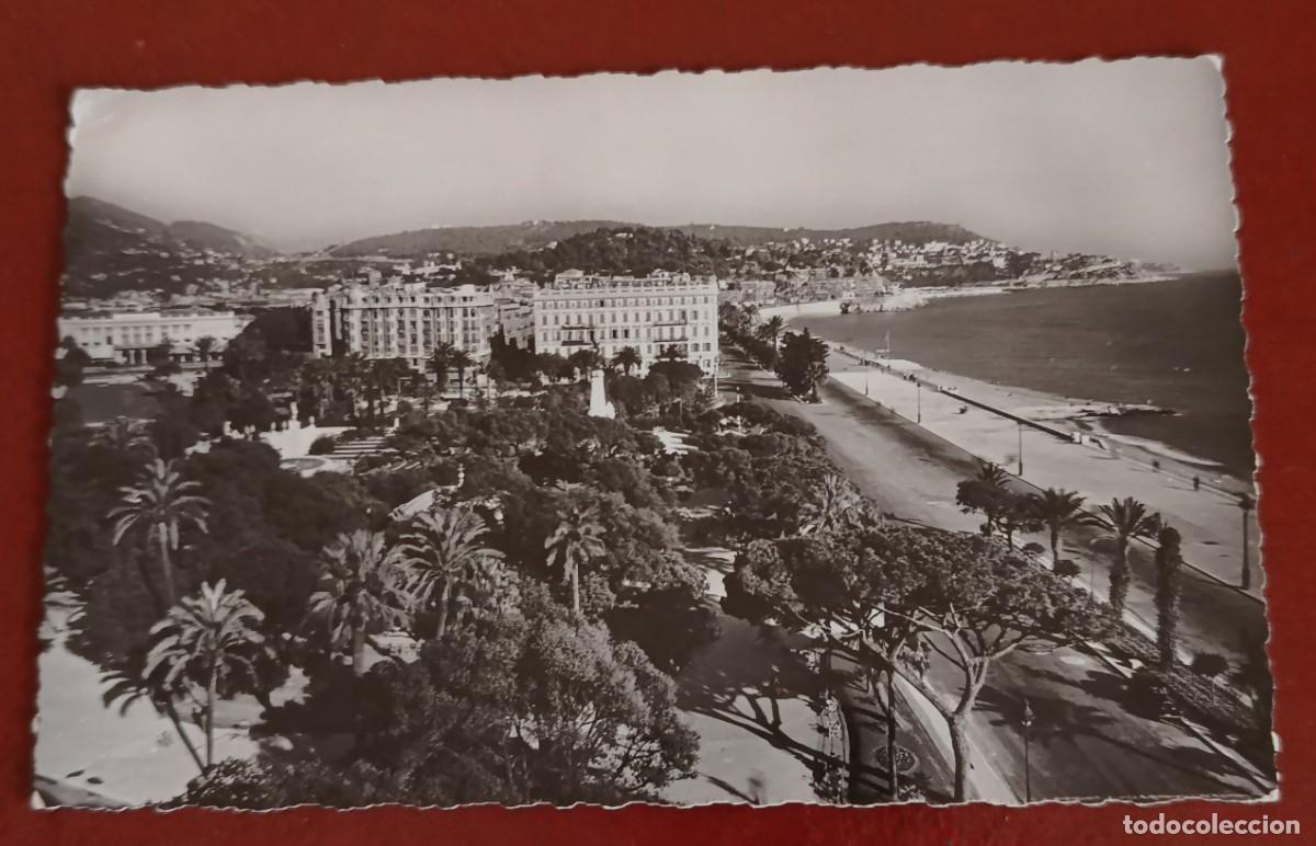 Postales: JARDINES DE ALBERTO I - COSTA DE NIZA - FRANCIA 1954