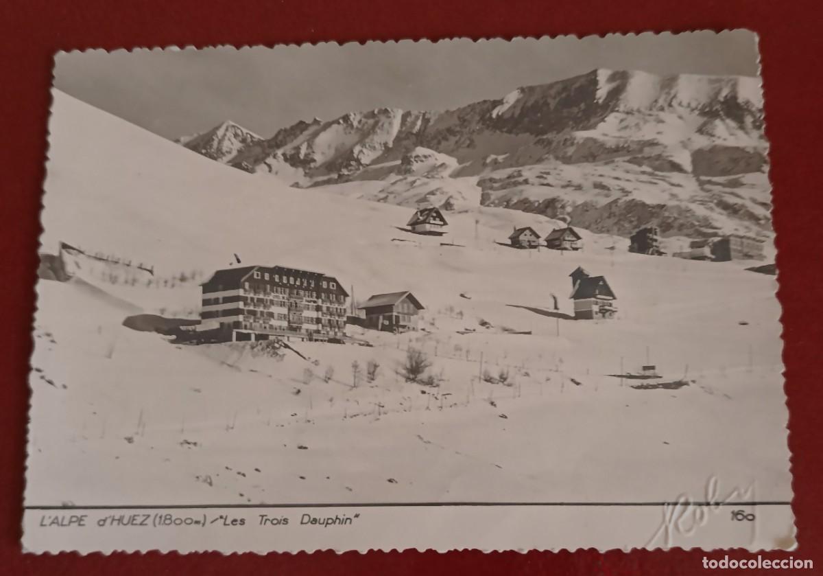 Postales: ESTACION DE ESQUI L'ALPE D'HUEZ - LES TROIS DAUPHINS - FRANCIA