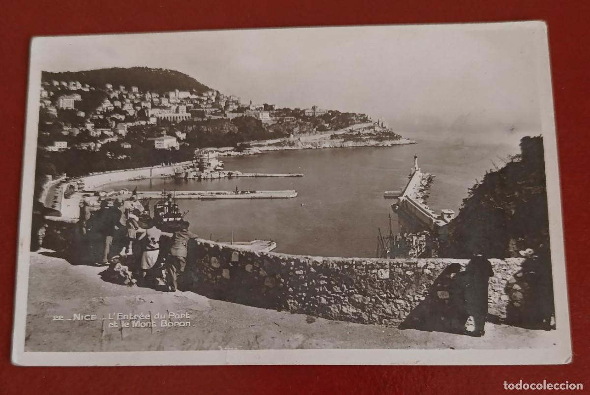 Postales: ENTRADA PUERTO DE NIZA Y MONTE BORON - FRANCIA