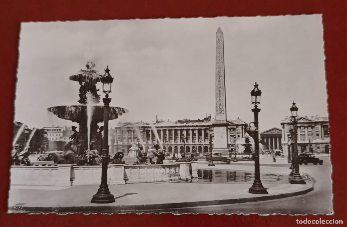 Postales: PLACE DE LA CONCORDE - PAR&Iacute;S - FRANCIA