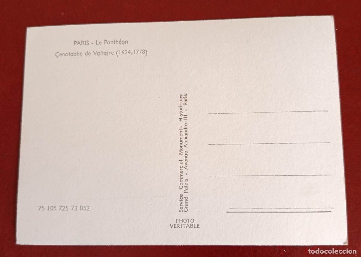 Postales: TUMBA DE VOLTAIRE - CRIPTA PANTEON DE PARIS - FRANCIA - Foto 2
