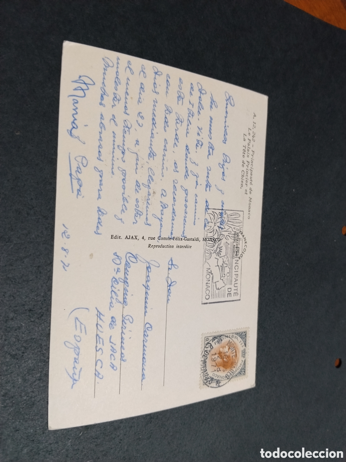 Postales: Postal Principado de M&oacute;naco - Foto 2